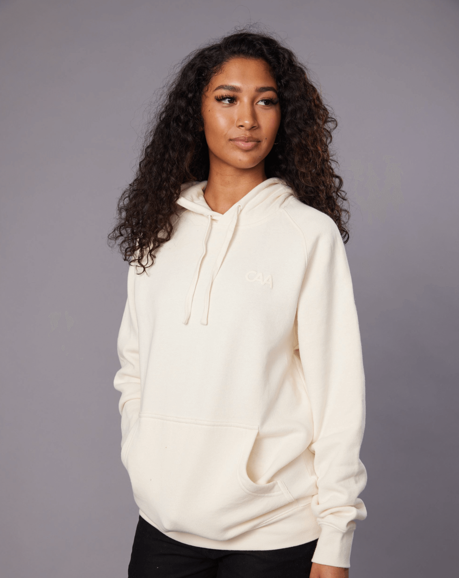 Logo Puff Print Hoodie CAA Swag Shop