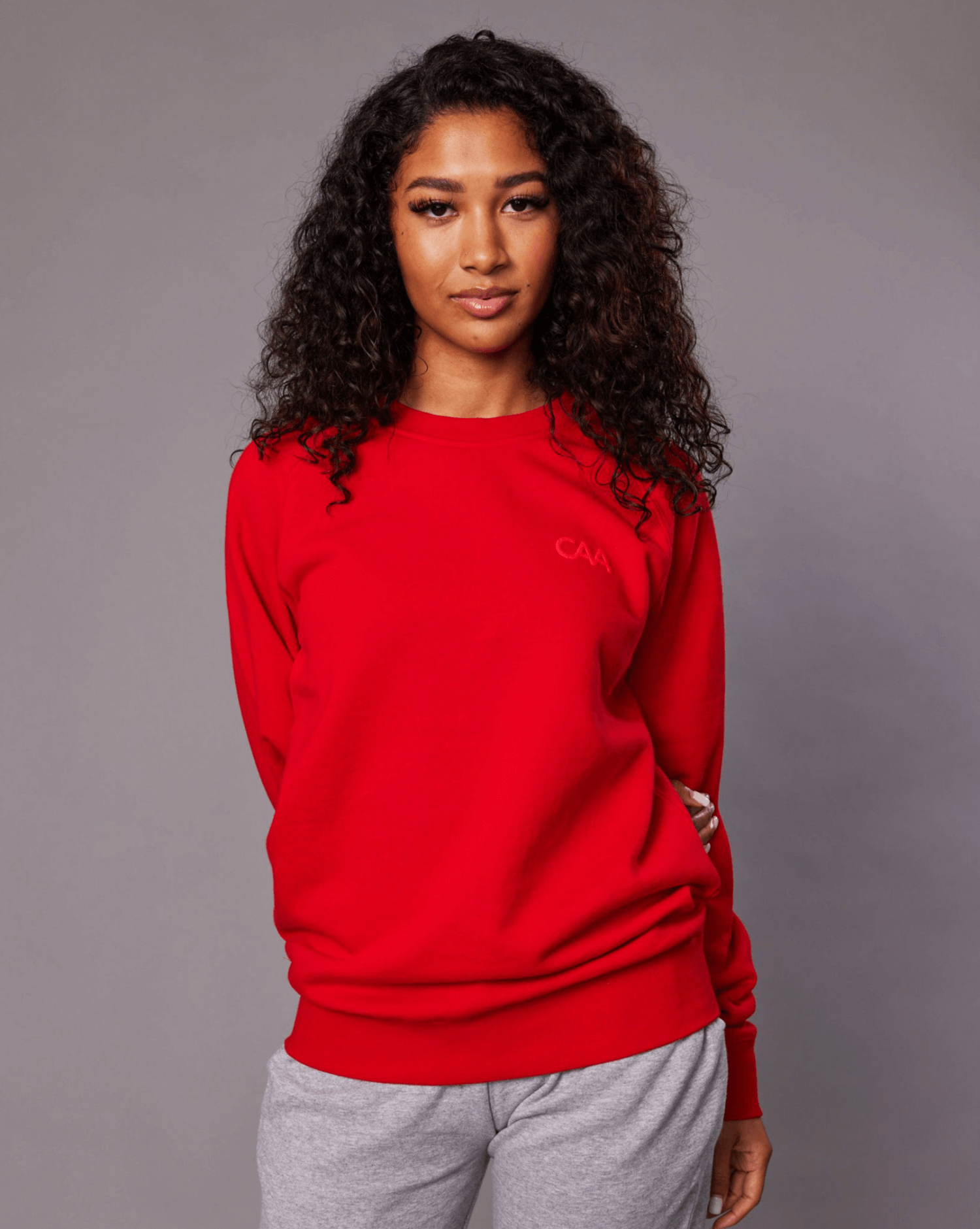 Logo 9830 Classic Puff Print Crew